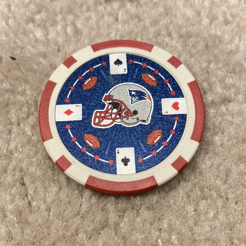 New England Patriots poker chips - Picture 2 of 14